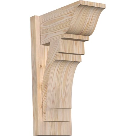 Ekena Millwork Merced Traditional Smooth Outlooker, Douglas Fir, 7 1/2"W x 14"D x 22"H OUT08X14X22MRC01SDF